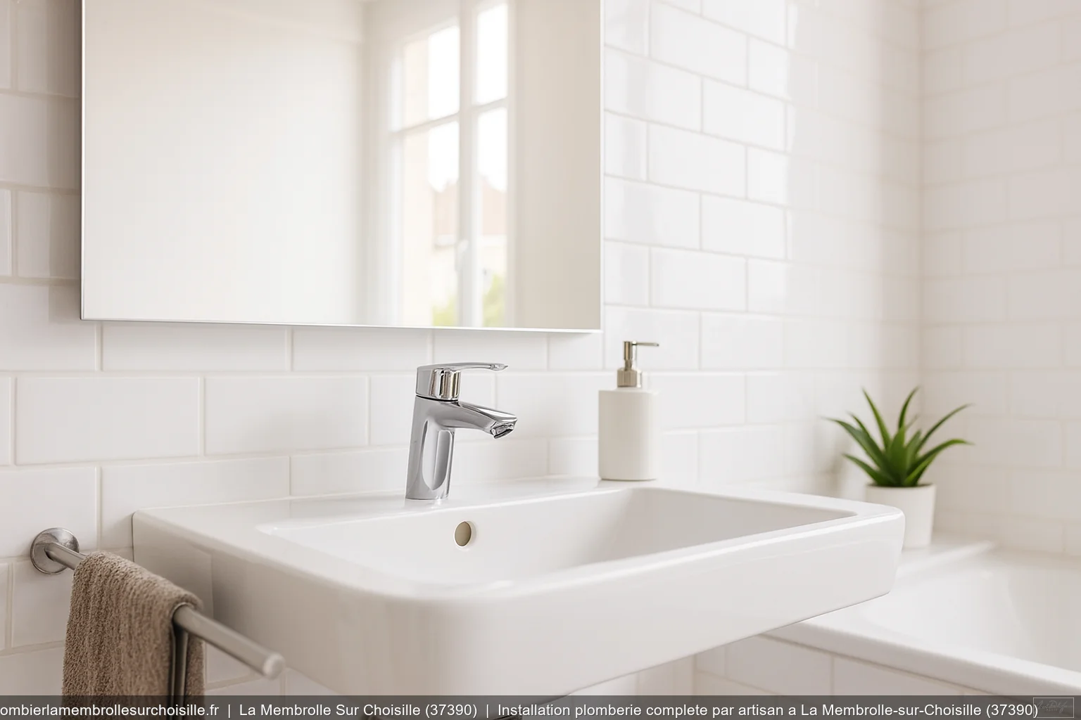 Installation plomberie complete par artisan a La Membrolle-sur-Choisille (37390)