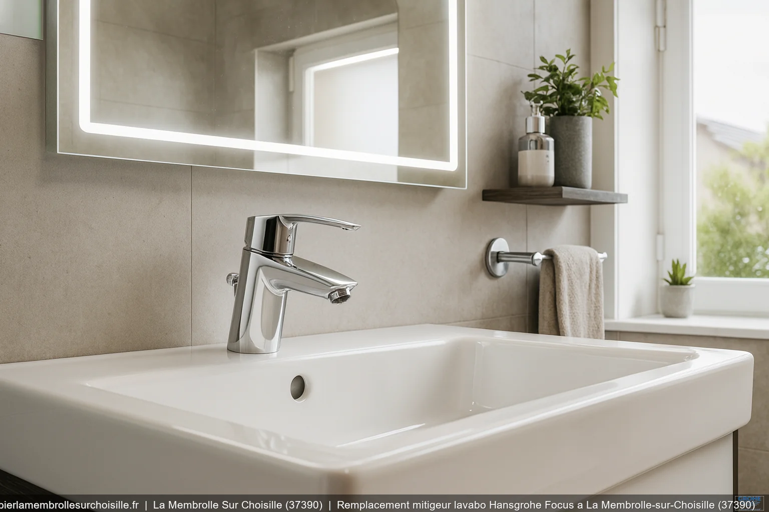 Remplacement mitigeur lavabo Hansgrohe Focus a La Membrolle-sur-Choisille (37390)